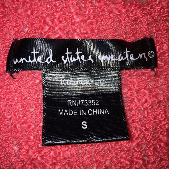 💚3/$20💚 United States Sweaters S pink - Picture 4 of 5
